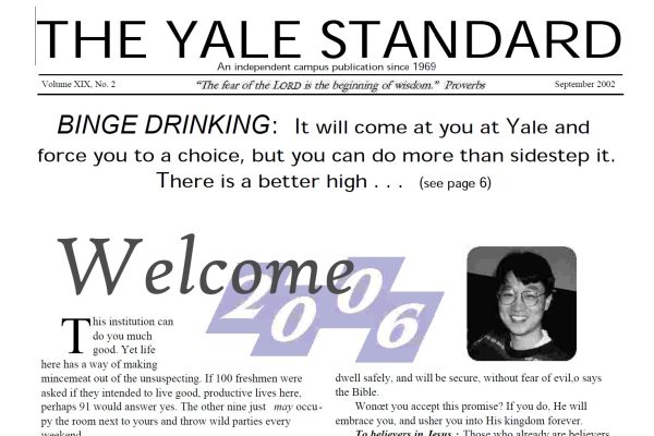 Yale Standard Sept 2002 cover