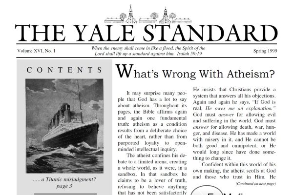 Yale Standard Spring 1999 cover